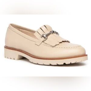 NEW!! Nero Giardini Loafers Size 6 Light Beige